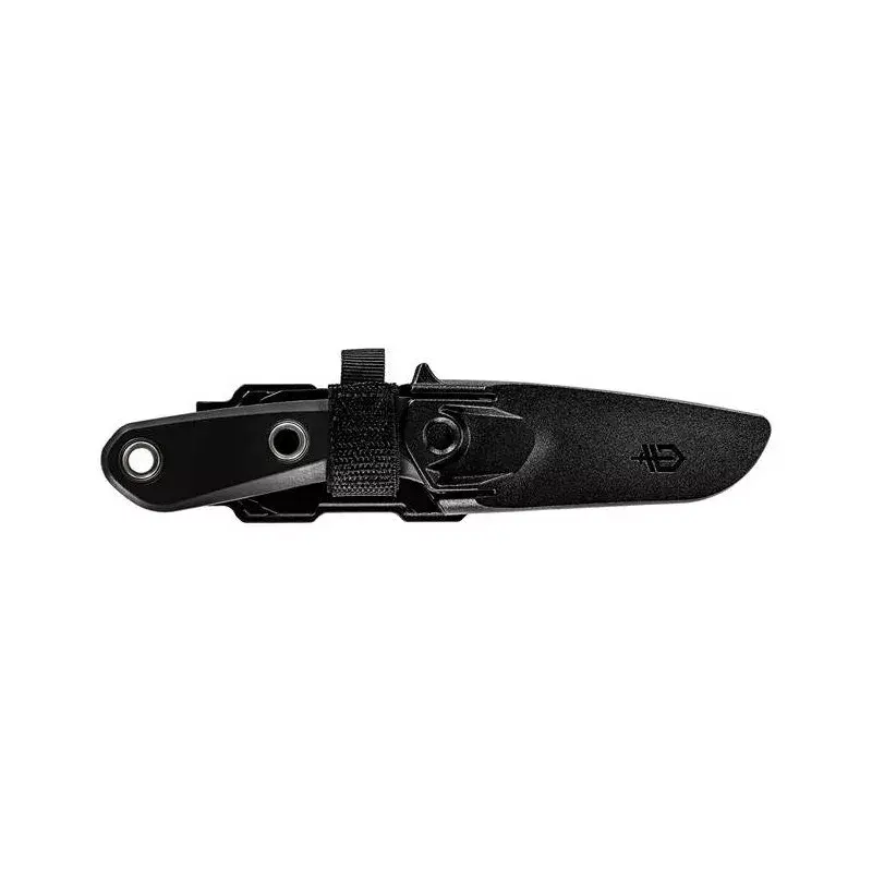 Faca de exterior de lâmina fixa Gerber Principle preta – bushcraft, lâmina utilitária compacta