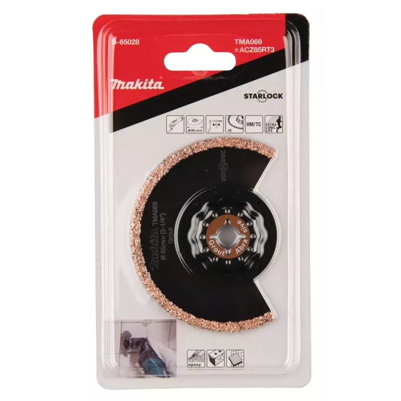 Makita TMA069 Lâmina de serra de segmentos em metal duro 85 mm (B-65028)