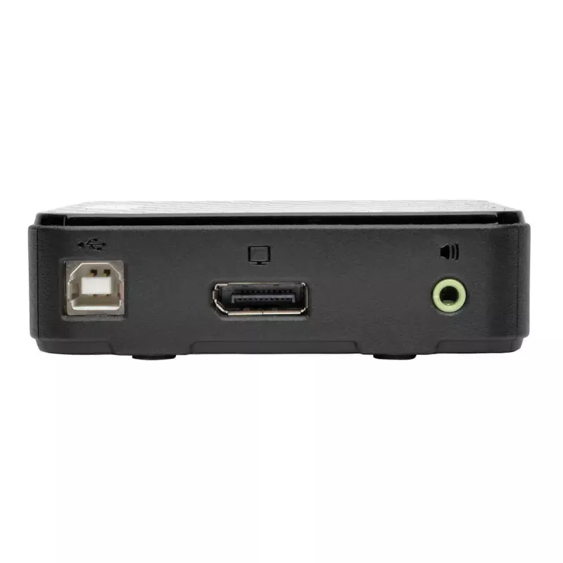KVM switch DisplayPort de 2 portas Tripp Lite B004-DP2UA2-K, 4K@60Hz, teclado/rato USB, áudio, cabo