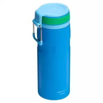 Garrafa térmica STANLEY IceFlow Bottle Twist Flip 0,47 l azul — parede dupla com isolamento a vácuo 470 ml