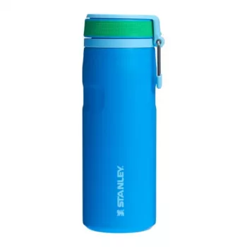 Garrafa térmica STANLEY IceFlow Bottle Twist Flip 0,47 l azul — parede dupla com isolamento a vácuo 470 ml