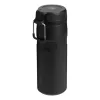 Garrafa térmica STANLEY The IceFlow Bottle Twist Flip 0,47 L — garrafa isolada, preto