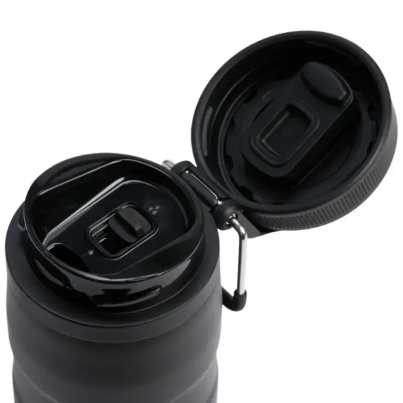 Garrafa térmica STANLEY The IceFlow Bottle Twist Flip 0,47 L — garrafa isolada, preto