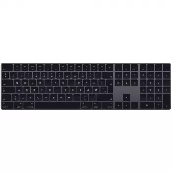 Teclado Apple Magic Keyboard universal Bluetooth QWERTY dinamarquês cinzento