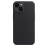 Capa Apple iPhone 14 em pele com MagSafe meia-noite preto