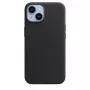 Capa Apple iPhone 14 em pele com MagSafe meia-noite preto
