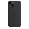 Capa em silicone com MagSafe para iPhone 14 da Apple — microfibra/silicone, 6,1 polegadas (Midnight)