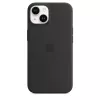 Capa em silicone com MagSafe para iPhone 14 da Apple — microfibra/silicone, 6,1 polegadas (Midnight)