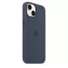 Capa em silicone Apple iPhone 14 MagSafe Storm Blue