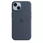 Capa em silicone Apple iPhone 14 MagSafe Storm Blue