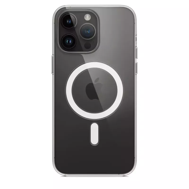 Capa de proteção transparente para Apple iPhone 14 Pro Max (6,7 polegadas) com MagSafe, transparente
