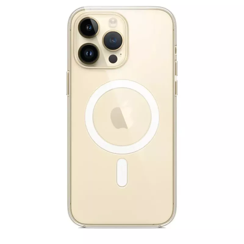 Capa de proteção transparente para Apple iPhone 14 Pro Max (6,7 polegadas) com MagSafe, transparente