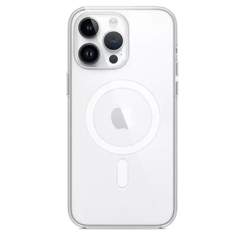 Capa de proteção transparente para Apple iPhone 14 Pro Max (6,7 polegadas) com MagSafe, transparente