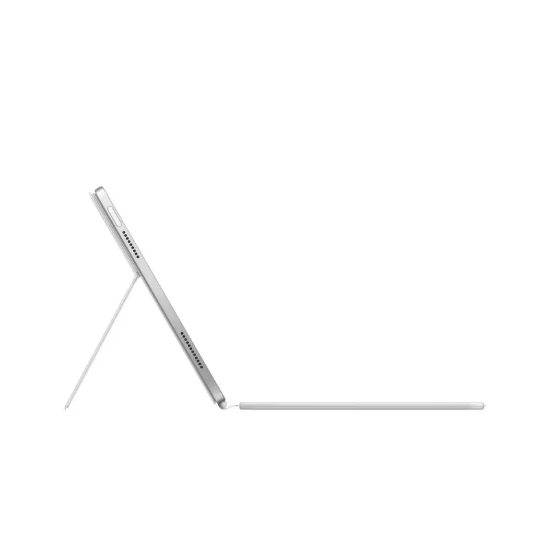 Teclado Apple Magic QWERTY dinamarquês alumínio wireless trackpad