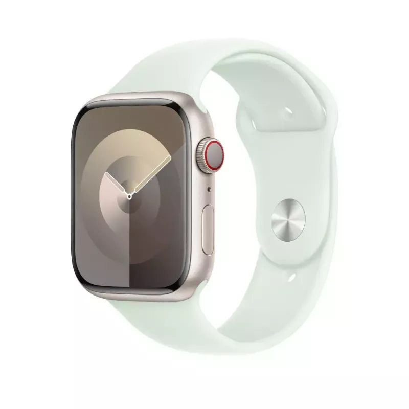 Apple Band 45 mm Soft Mint pulseira desportiva M/L ajuste confortável cor menta