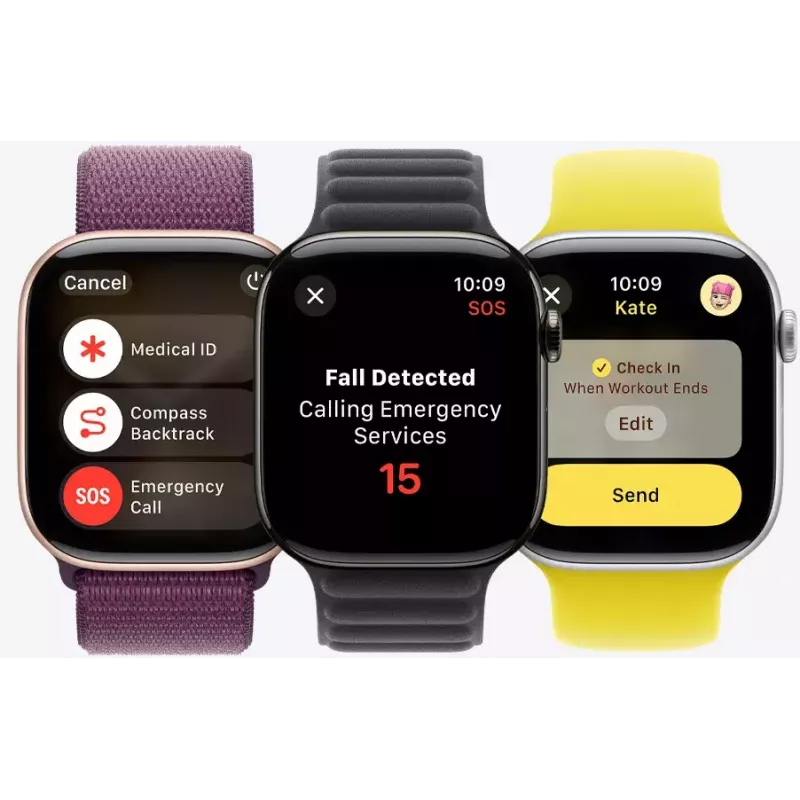 Smartwatch Apple Watch Series 10 GPS + Cellular 42 mm titânio Slate preto