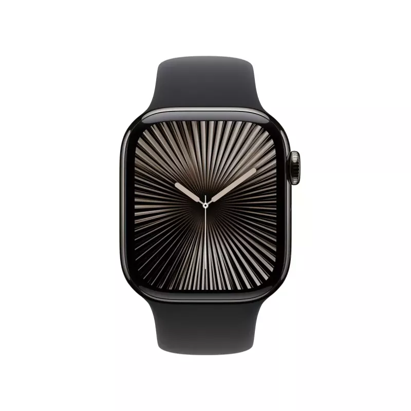 Smartwatch Apple Watch Series 10 GPS + Cellular 42 mm caixa de titânio Slate preto