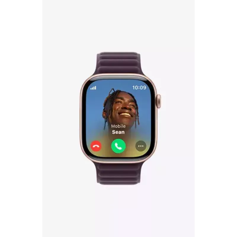 Smartwatch Apple Watch Series 10 GPS + Cellular 42 mm caixa de titânio Slate preto