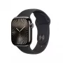 Smartwatch Apple Watch Series 10 GPS + Cellular 42 mm caixa de titânio Slate preto