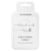 Cabo USB Samsung EP-DG930 1,5 m USB-A USB-C/Micro-USB-B branco
