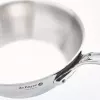 Frigideira salteadora de Buyer 3736.24 redonda aço inoxidável 24 cm