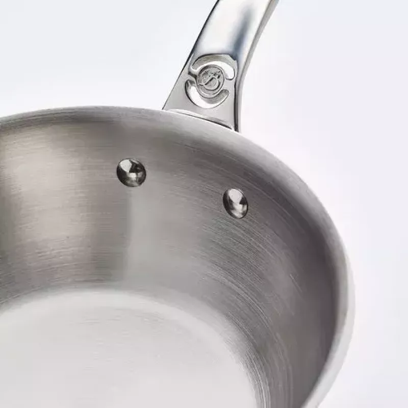 Frigideira salteadora de Buyer 3736.24 redonda aço inoxidável 24 cm