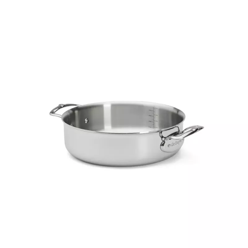 Sautéuse de Buyer Affinity em aço inoxidável 28 cm redonda