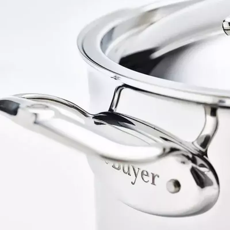 de Buyer Affinity Panela com tampa, 28 cm, aço inoxidável
