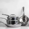 Panela redonda em aço inoxidável de Buyer Affinity 1,7 L