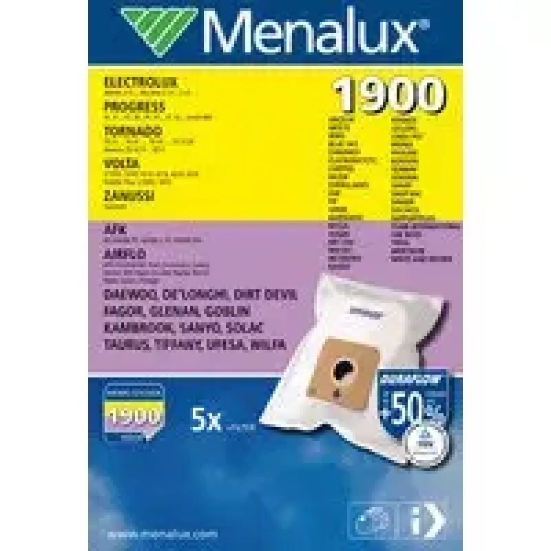 Saco de pó Menalux 1900 branco