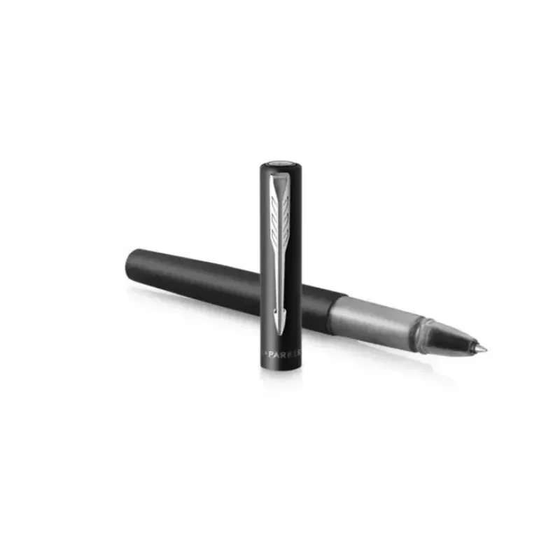 Caneta esferográfica Parker Vector XL preta aço inoxidável