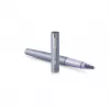 Caneta esferográfica Parker Vector XL azul prateada aço inoxidável
