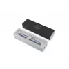 Caneta esferográfica Parker Vector XL azul prateada aço inoxidável