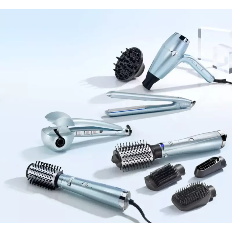 Modelador de caracóis automático BaByliss Curl Secret Hydro-Fusion C1700E, azul
