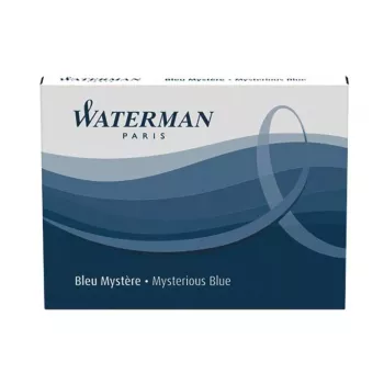Recarga Waterman S0110910 azul 8 unidades