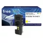 Cartucho de toner FREECOLOR K16582F7 compatível com Kyocera, amarelo, autonomia 2400 páginas, 1 unidade