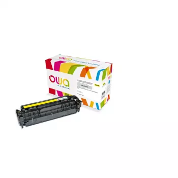 Toner OWA Armor CE412A 2600 páginas 2300 páginas amarelo