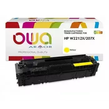 Toner OWA Armor HP W2212X 2450 unid. 2500 páginas amarelo