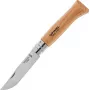 Faca de bolso Opinel N.º 08 — lâmina de aço inoxidável Opinel, cabo de madeira dobrável