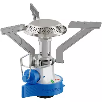 Fogão de campismo Campingaz Twister Connect, 2,9 kW, prateado/azul