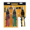 Conjunto de tesouras de chapa DeWALT DWHT14676-0, 3 peças