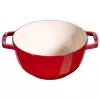 Conjunto de fondue Staub 18 cm Cherry, redondo 0,25 L, 187×100 mm, 4,6 kg
