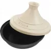 Tajine de ferro fundido Staub 20 cm redonda creme, modelo 40509-394