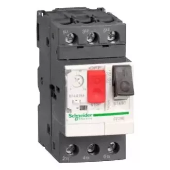 Disjuntor Schneider Electric GV2ME07 — proteção térmica-magnética de motor, IP20, 3 polos, 45×78,2×89 mm