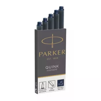 Recarga de tinta Parker 1950385 preto, azul 5 unid.