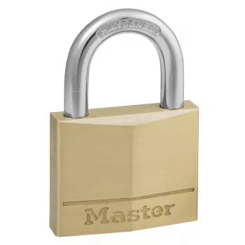 Cadeado MASTER LOCK 40mm corpo maciço em latão fechadura de chave com chave igual