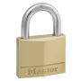 Cadeado MASTER LOCK 40mm corpo maciço em latão fechadura de chave com chave igual