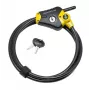 Cabo de segurança ajustável Python MASTER LOCK 1,8 m x 10 mm preto amarelo