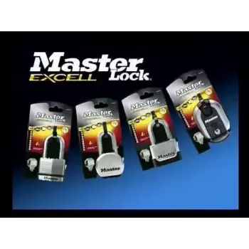 Cadeado Discus MASTER LOCK 70 mm aço inoxidável chave igual pack de 2