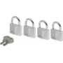 Cadeado MASTERLOCK 9140EURQNOP 40 mm — conjunto de 4 cadeados com corpo em latão e combinação numérica